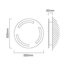Load image into Gallery viewer, Eurolux Round Bathroom Mirror with Light
