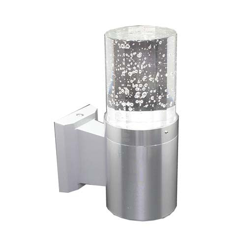 Major Tech Clear Crystal Cylinder LED Wall Light 1W