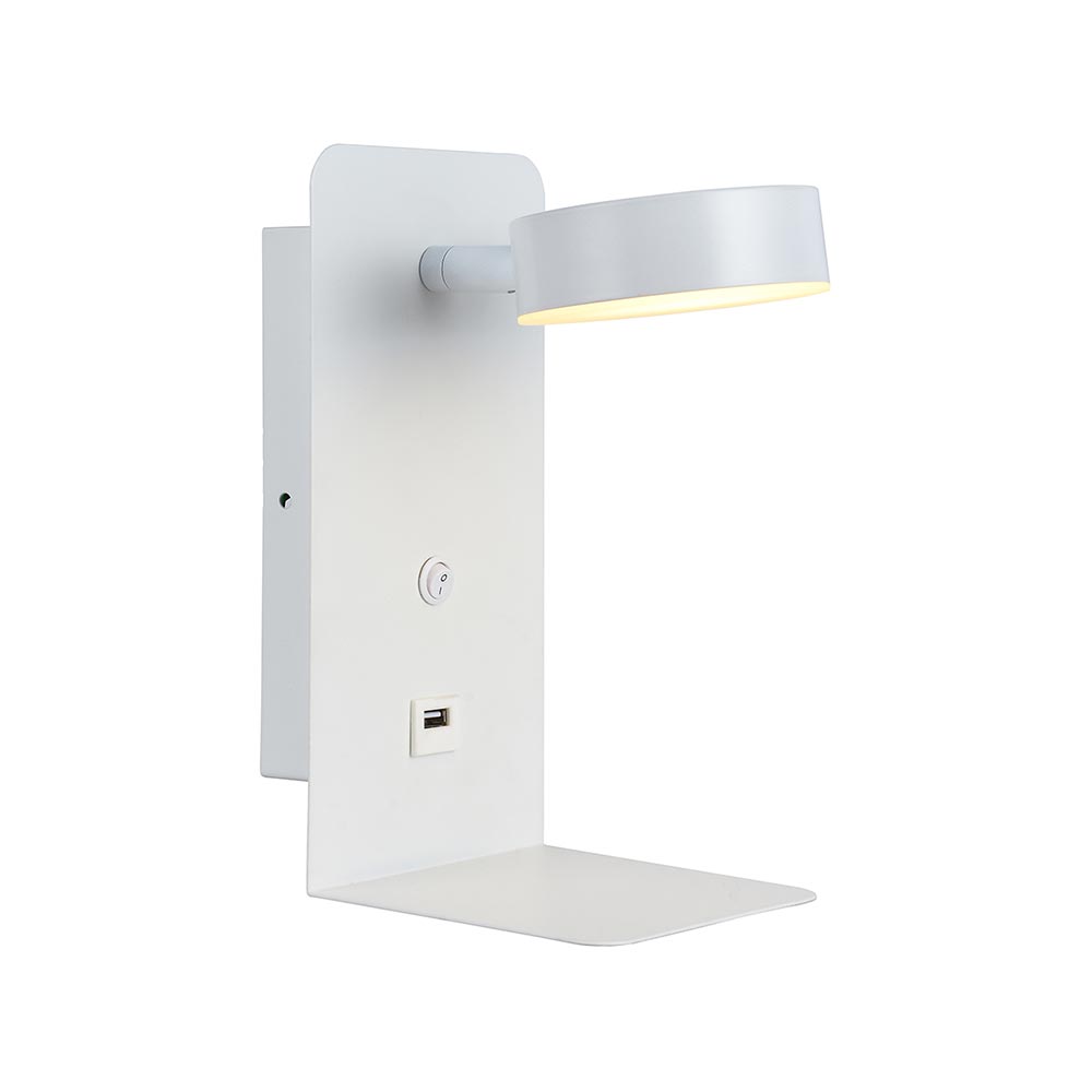 Eurolux LED Wall Light with USB 140mm