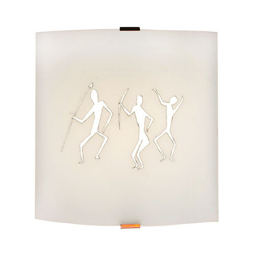 Bright Star Tribal Glass Wall Bracket Light