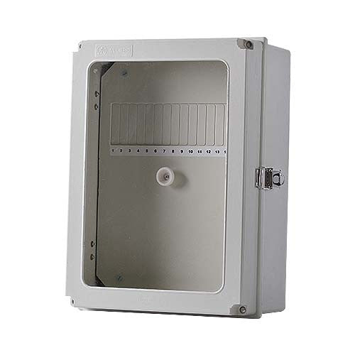 Allbro Weatherproof Surface DB Box Samite 12-Way - 350 x 250 x 160mm