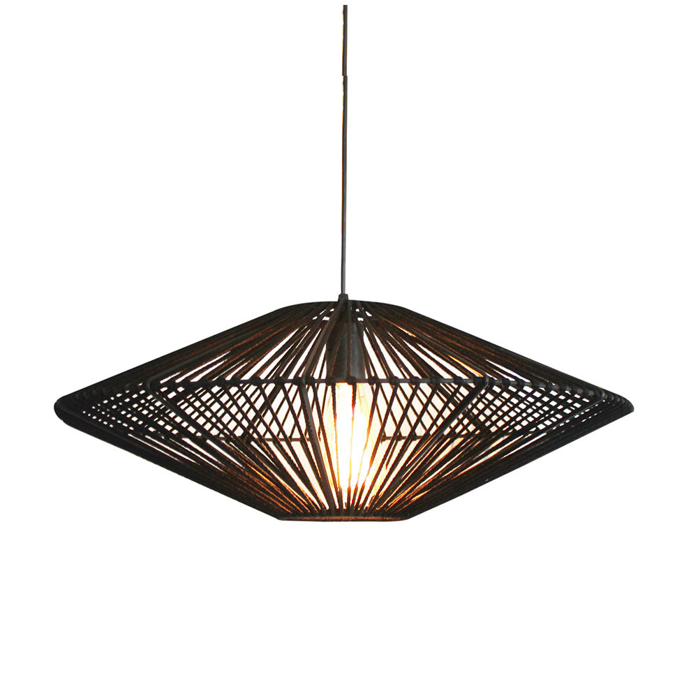 Wire World UFO Roped Pendant - Black