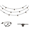 Bright Star Outdoor Festoon Lights - Black