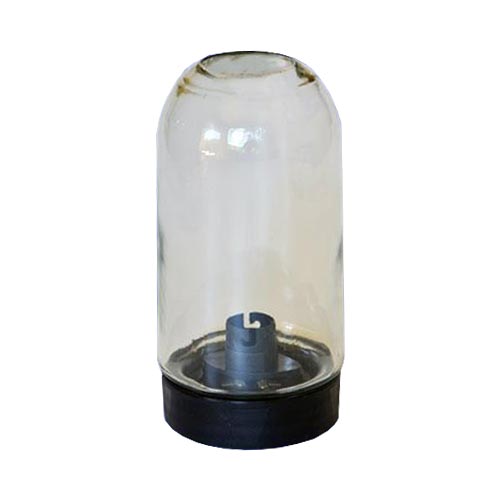 Wellglass Complete with Porcelain B22 Lamp Holder