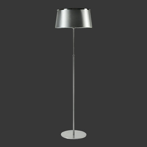 K. Light Adjustable Floor Lamp - Silver
