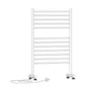 Jeeves Tangent E Freestanding Heated Towel Rail - White