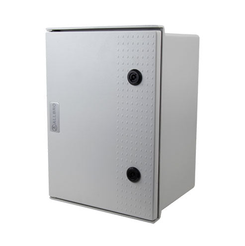 Allbro Allbrox 4 Enclosure with SMC Device Plate - Grey 400 x 300 x 200mm