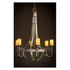 Ambiente Luce Barcelona 1 Tier 6 Arm with Candle Shade - Karoo