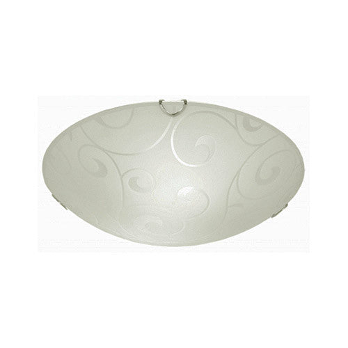 Bright Star modellare Glass with Polished Chrome Clips Small