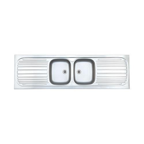 Franke Trendline 722 Stainless Steel Double Centre Bowl Drop-on Sink 535x1800mm