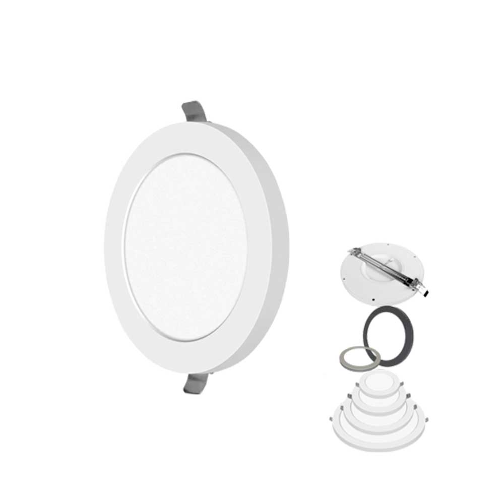 Iris Led PioLED Iris 2 in 1 Dimmable Round Panel Ceiling Light 12W 1050lm 3CCT ...