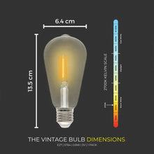 Load image into Gallery viewer, Litehouse LED Vintage Solar Festoon Replacement Bulb E27 2700K
