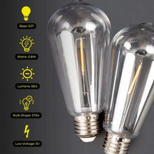 Load image into Gallery viewer, Litehouse LED Vintage Solar Festoon Replacement Bulb E27 2700K
