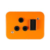 Crabtree Industrial Dedicated RSA Socket 16A 2x4 - Orange