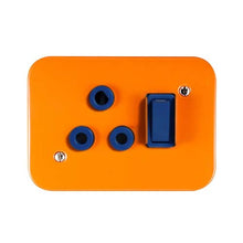 Load image into Gallery viewer, Crabtree Industrial Single RSA Dedicated 16A Socket Orange 2 x 4
