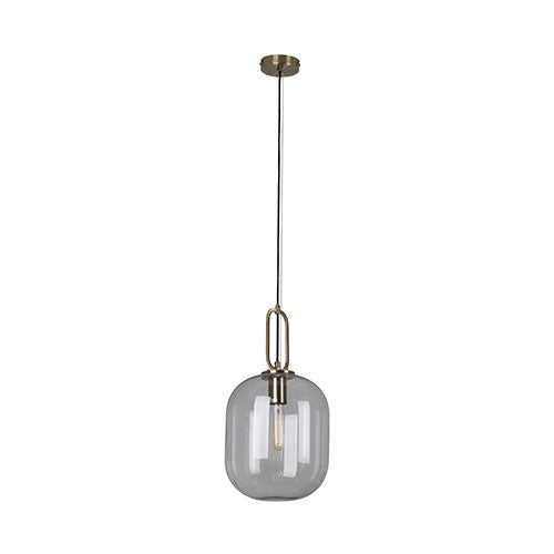 Hallstat Pendant Bronze with Clear Glass 250mm