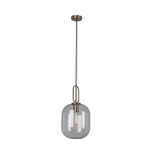 Hallstat Pendant Bronze with Clear Glass 440mm