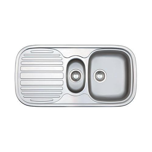 Franke Quinline QLX 651 Single Bowl Inset Sink with Tidy - Stainless Steel