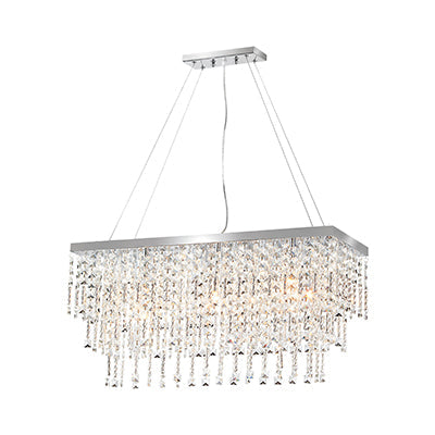 Radiant Gem Chandelier - Rectangular