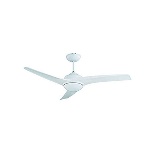 Radiant 3 Blade Ceiling Fan with Light 1100mm - White