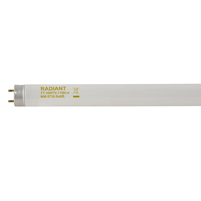 Fluorescent Tube T8 G13 18W Warm White - 2ft