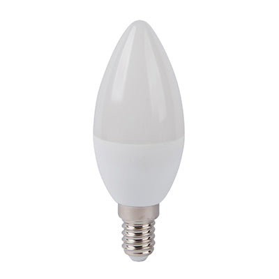 Radiant LED Candle Bulb E14 6W 630lm 5000K - Frosted