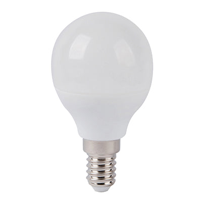 LED Golf Ball Bulb E14 6W 5000K - Frosted