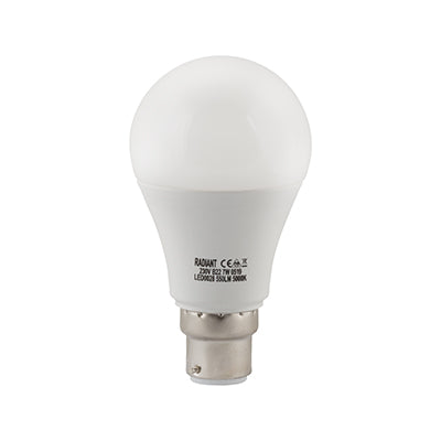 LED Bulb A60 Frosted B22 7W 5000K