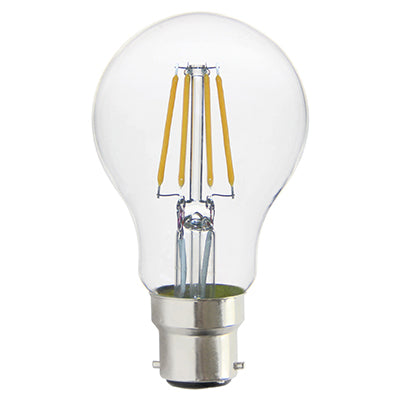 LED Bulb A60 Clear Filament B22 4W 3000K