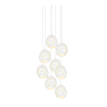 Load image into Gallery viewer, Radiant Tiered 8 Light 60W Metal Pendant
