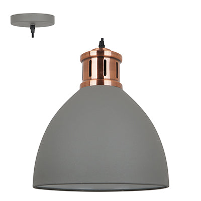 Small Dome Shaped 40W Metal Pendant