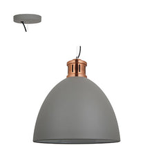 Load image into Gallery viewer, Medium Dome shaped 40W Metal Pendant
