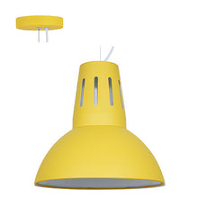 Load image into Gallery viewer, Radiant Large Dome Shaped Metal Pendant
