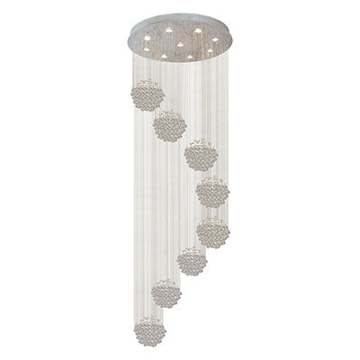 Radiant Bell Chandelier - 9 Light