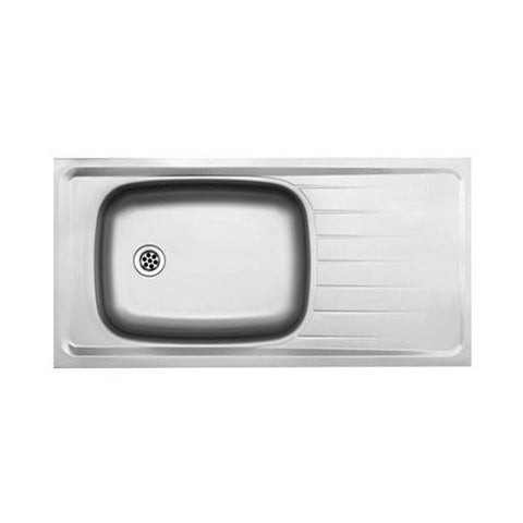 Franke Contract SA94 Stainless Steel Single Bowl Overmount Sink 460x900mm