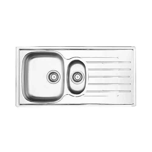 Franke Cascade CDX651 Stainless Steel Double Bowl Inset Sink 500x925mm