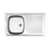 Franke Trendline 711 Single Bowl Overmount Sink 800 x 460mm - Stainless Steel