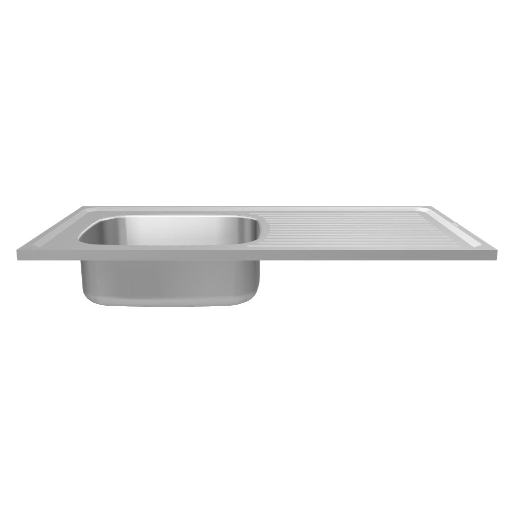 Franke Trendline 711 Single Bowl Overmount Sink 900 x 460mm - Stainless Steel