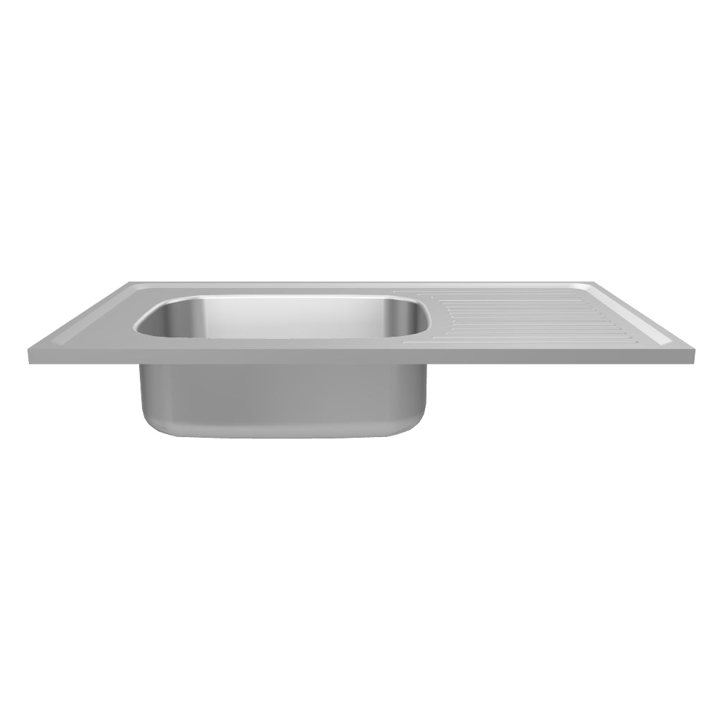 Franke Trendline 711 Single Bowl Overmount Sink 900 x 535mm - Stainless Steel
