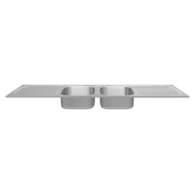 Load 3D model into Gallery viewer, Franke Trendline 722 Double Bowl Overmount Sink 1800 x 535mm - Stainless Steel

