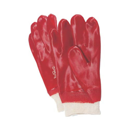 Pvc Knitted Wrist Gloves